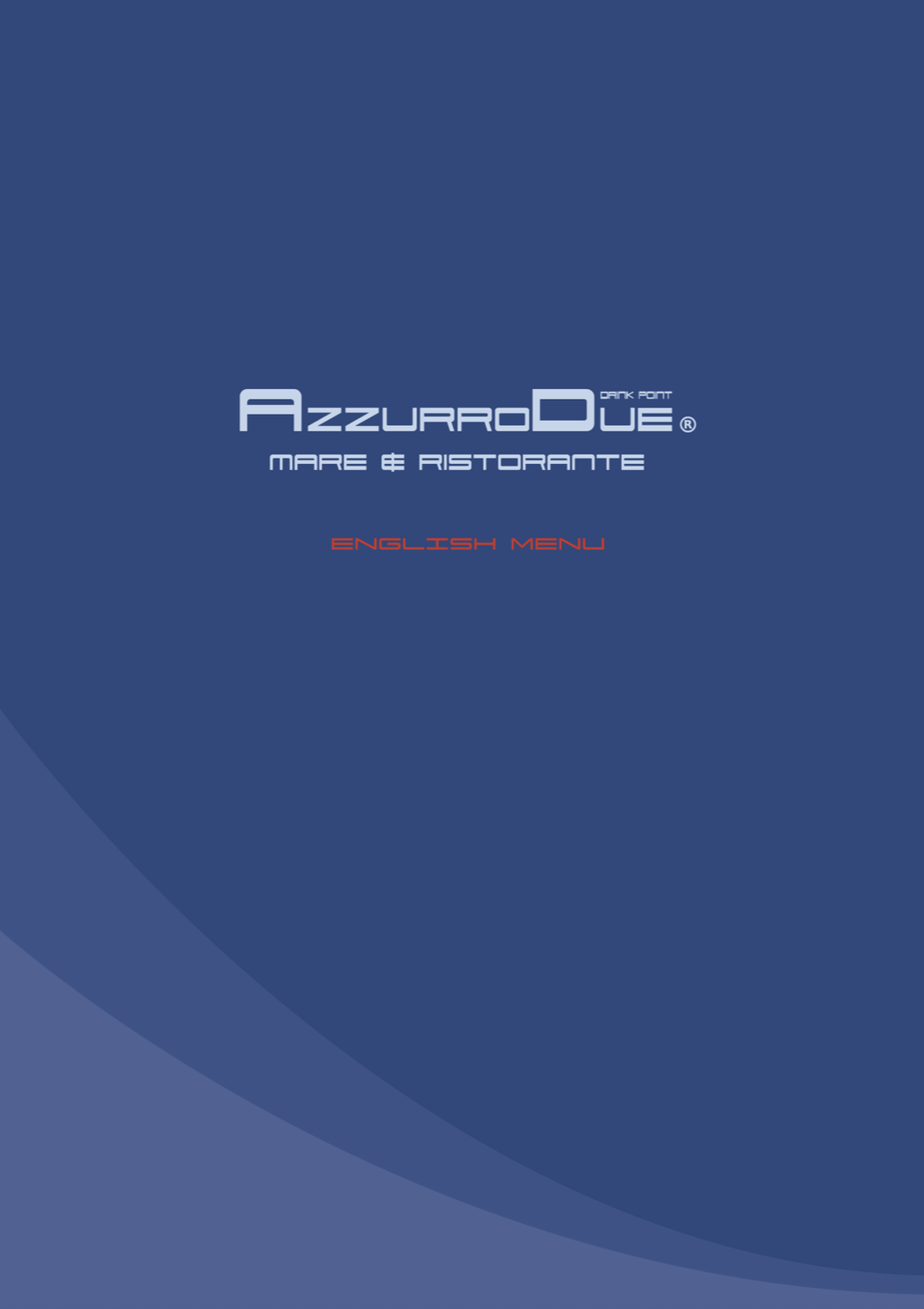 english menu azzurrodue